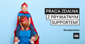 Kampania dotycząca pracy zdalnej - Prywatny support