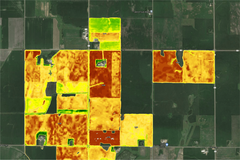 Nowe technologie w rolnictwie: obraz pola, wskaźniki NDVI