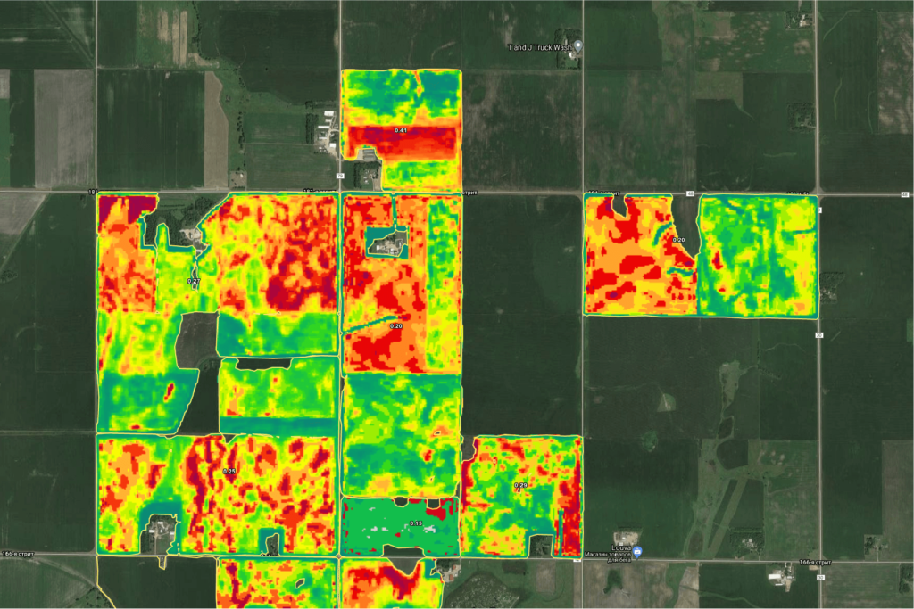 Nowe technologie w rolnictwie: obraz pola, wskaźniki NDVI