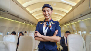 To, ile zarabia stewardessa zależy od wielu czynników./ Fot. Summit Art Creations, Shutterstock.com
