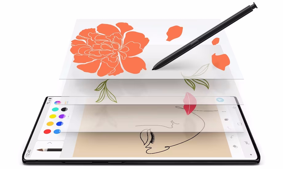 Rysik do telefonu - rysowanie i malowanie / Fot. Samsung