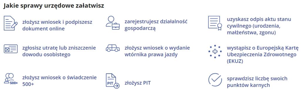 Jak sprawdzić punkty karne - Profil zaufany / Fot. Gov.pl