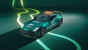Nowy Aston Martin Vantage oficjalny Safety Car w Formule 1 przód