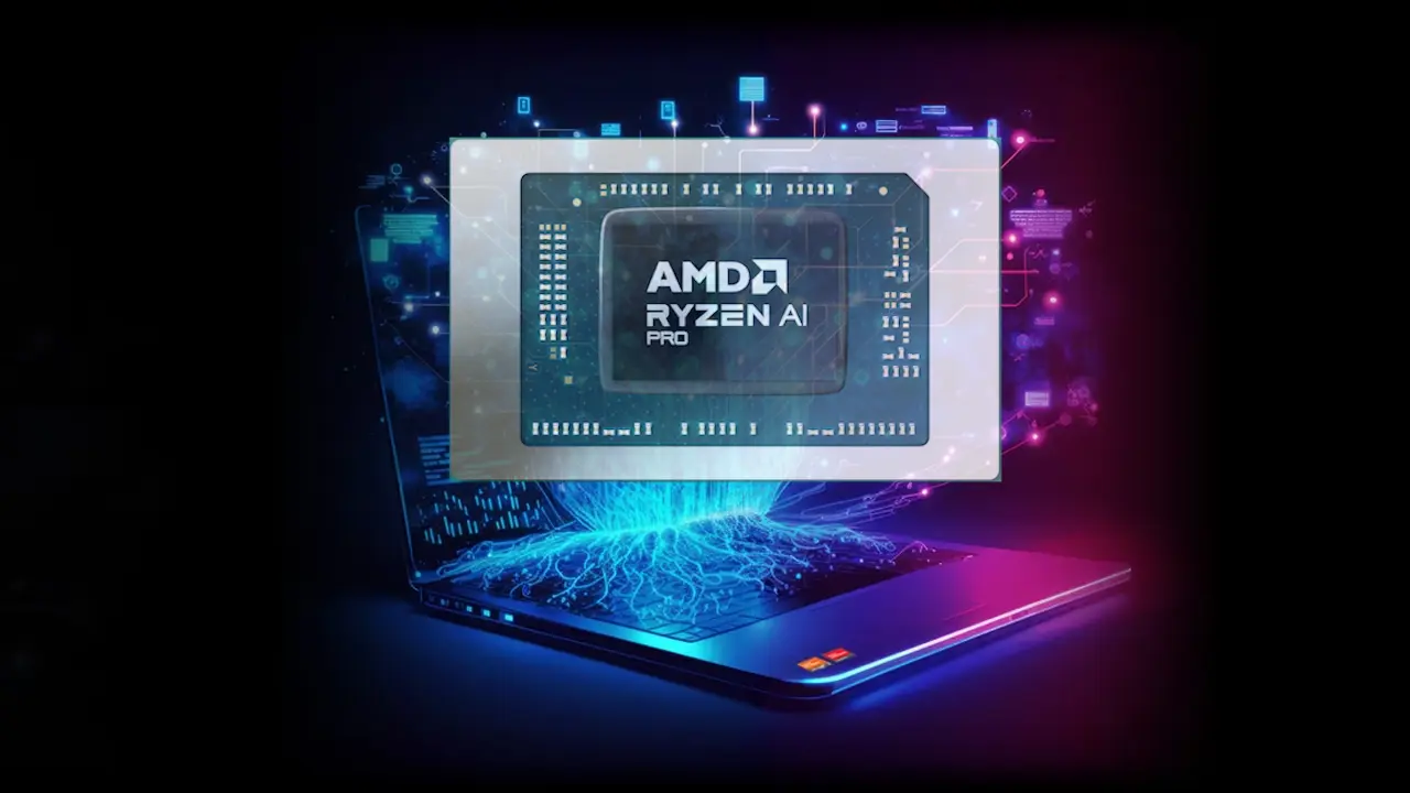 AMD Ryzen PRO 8040 AI laptop mobile Fot. AMD, mat. własne