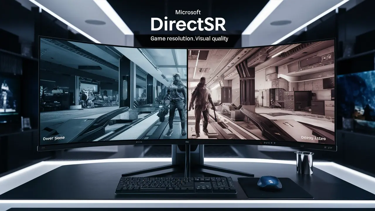 microsoft-directsr-skalowanie-rozdzielczosci-gier-wydajnosc-directx-12 - Fot. ideogram.ai, mat. własne