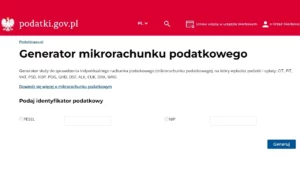 mikrorachunek-podatkowy-generator-poradnik-krok-po-kroku-jak-stworzyc-korzystac - Fot. podatki.gov.pl