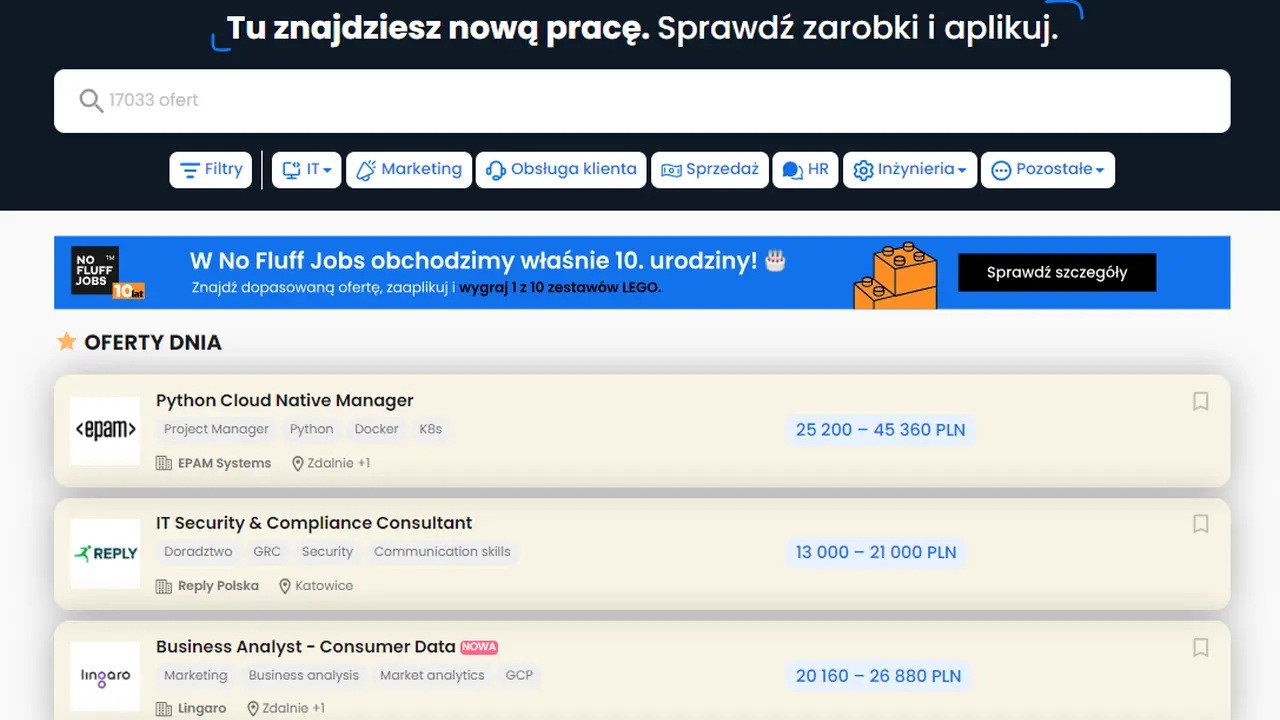 nowy-interfejs-no-fluff-jobs-intuicyjny-nowoczesny-szybszy-wygodniejszy - Fot. No Fluff Jobs