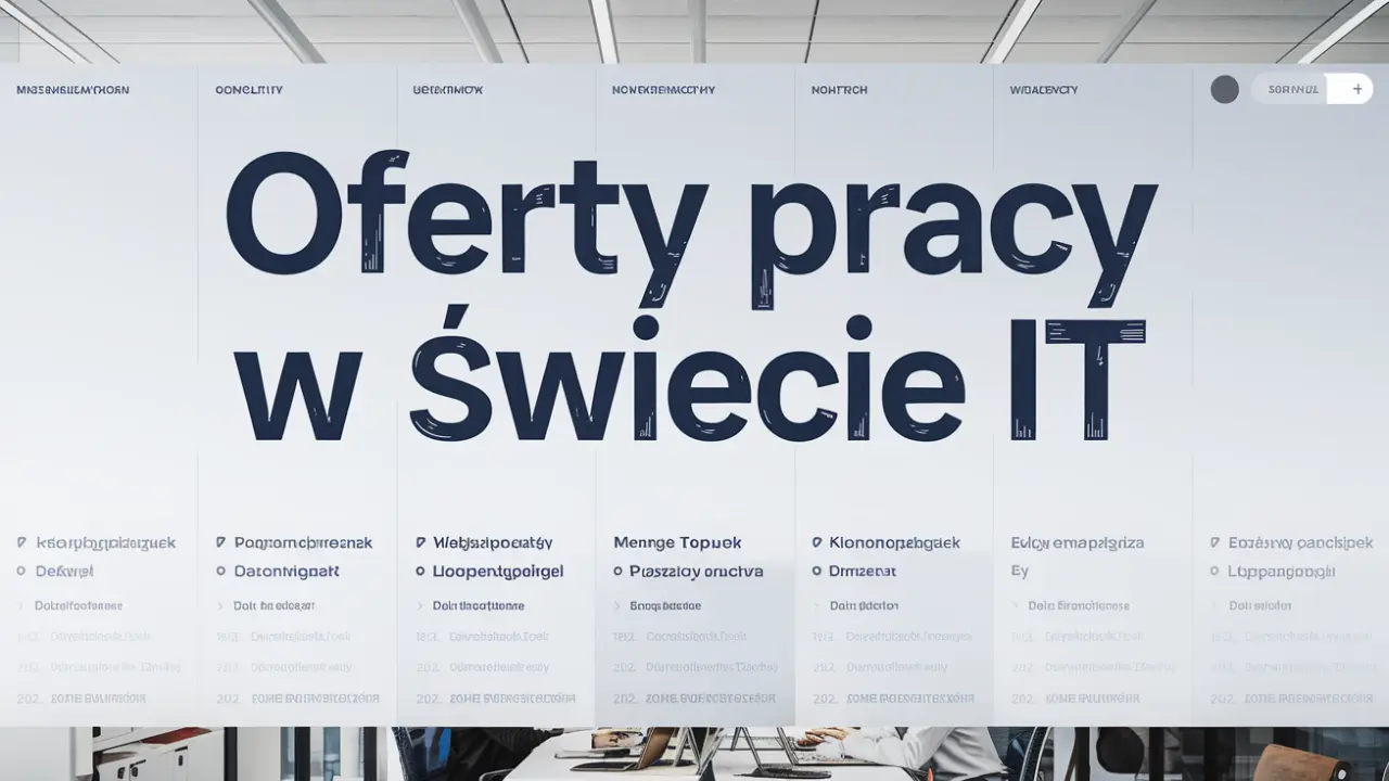 oferty-pracy-swiecie-it-poszukiwane-technoogie-umiejetnosci-wskazowki - Fot. ideogram.ai, mat. własne